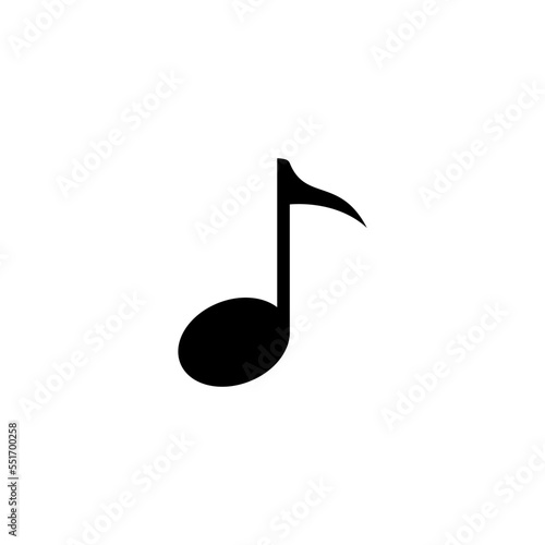Music not icon vector logo design template