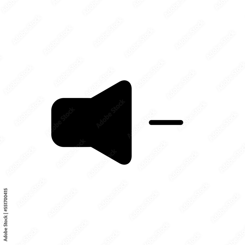 Speaker icon vector logo design template Speaker icon vector logo design template