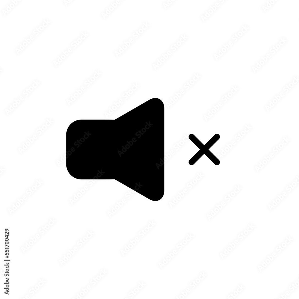 Speaker icon vector logo design template Speaker icon vector logo design template