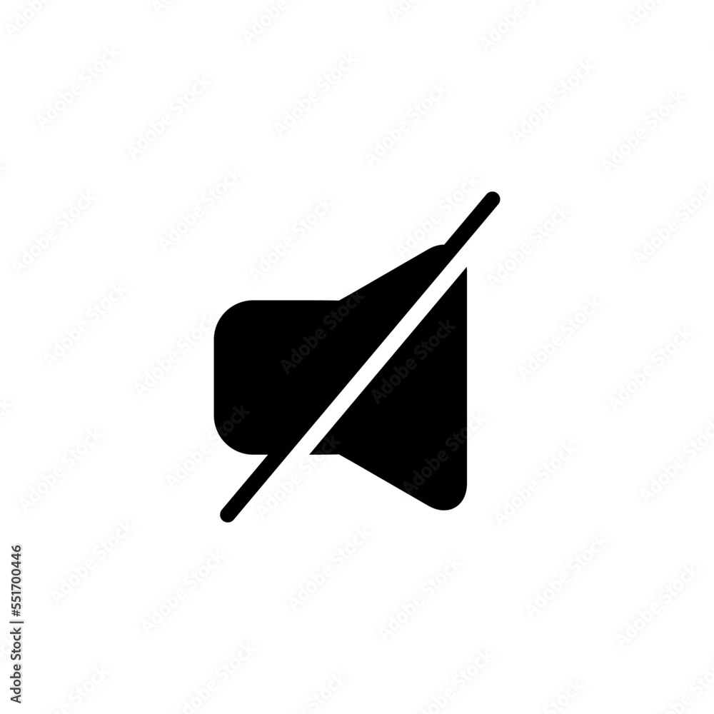 Speaker icon vector logo design template Speaker icon vector logo design template