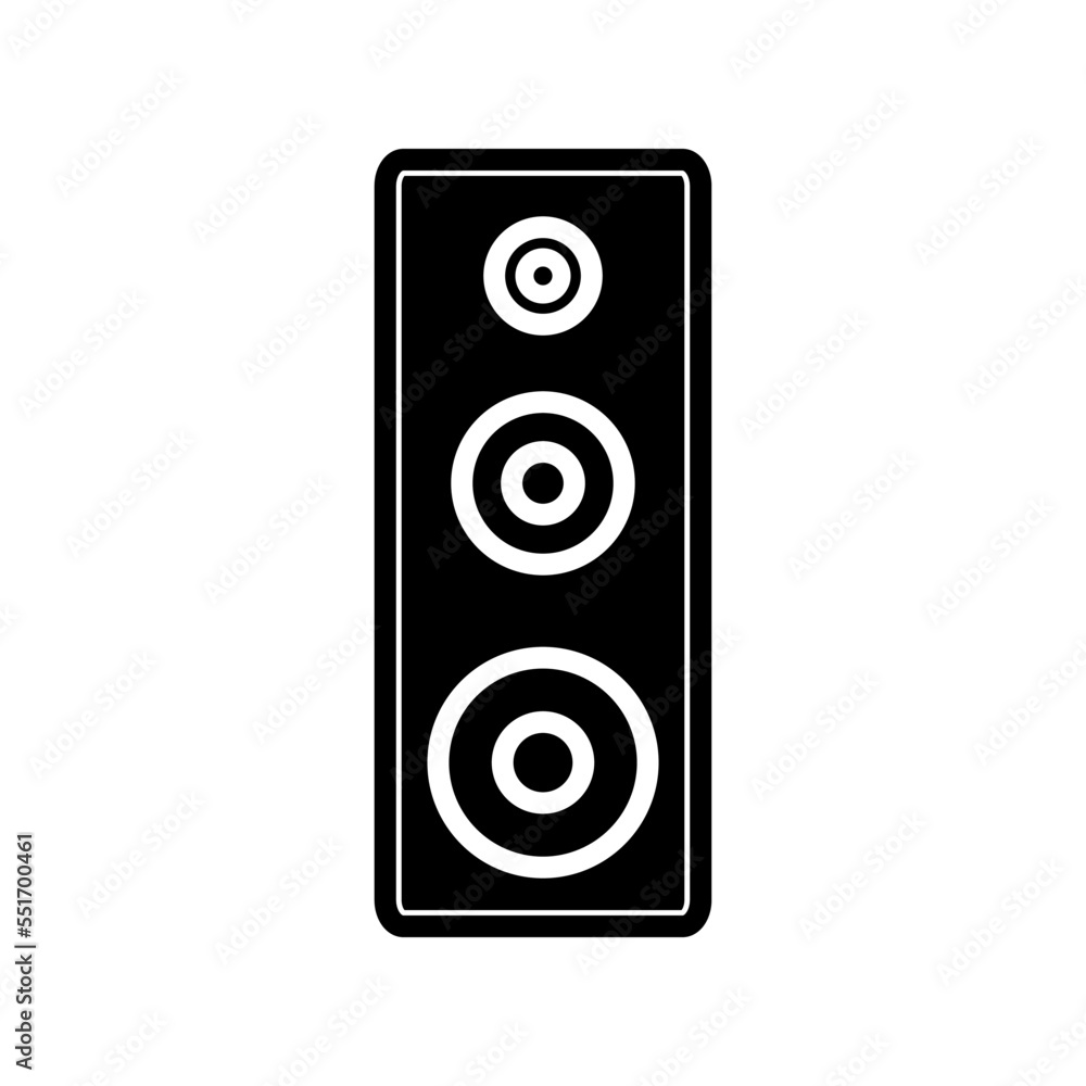 Speaker icon vector logo design template Speaker icon vector logo design template