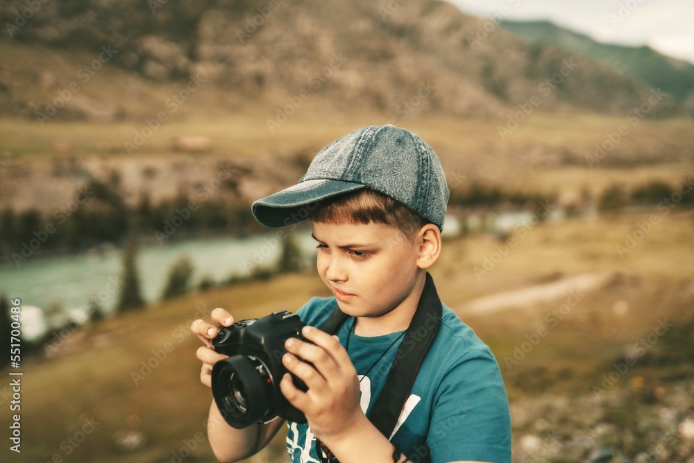 Obraz premium Unhappy person with a camera