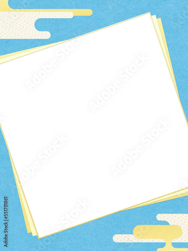 Bluish refreshing Japanese style background