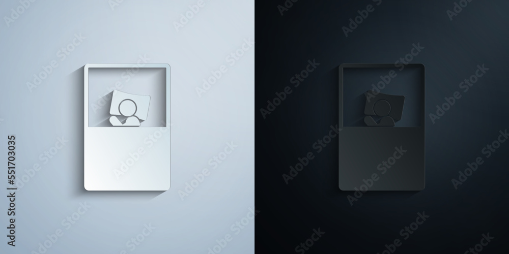 man embryo posture paper icon with shadow vector illustration man embryo posture paper icon with shadow vector illustration
