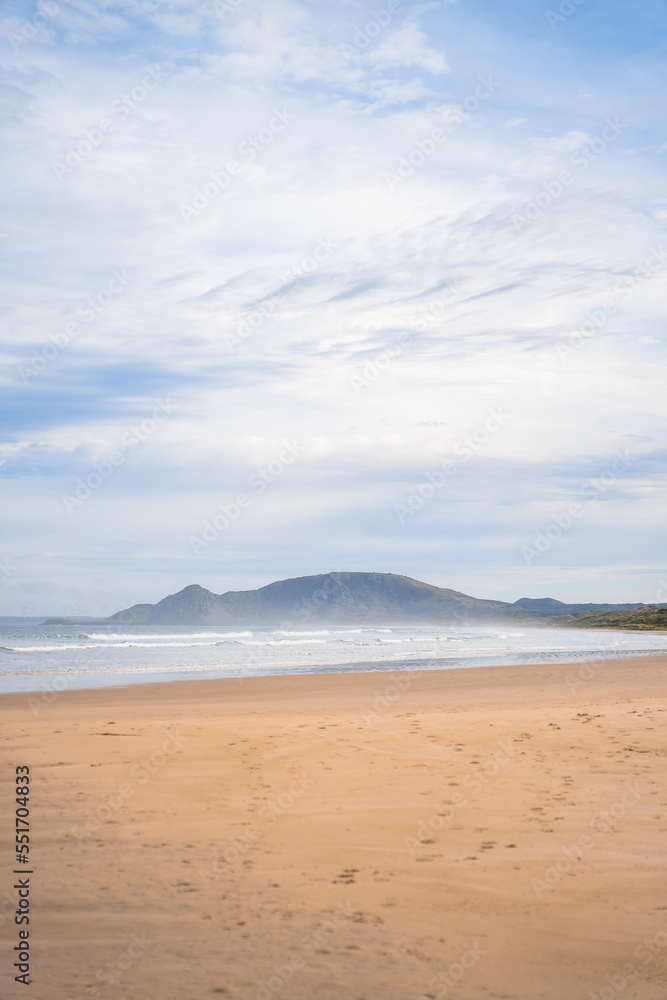 green point beach and Mt Cameron West
