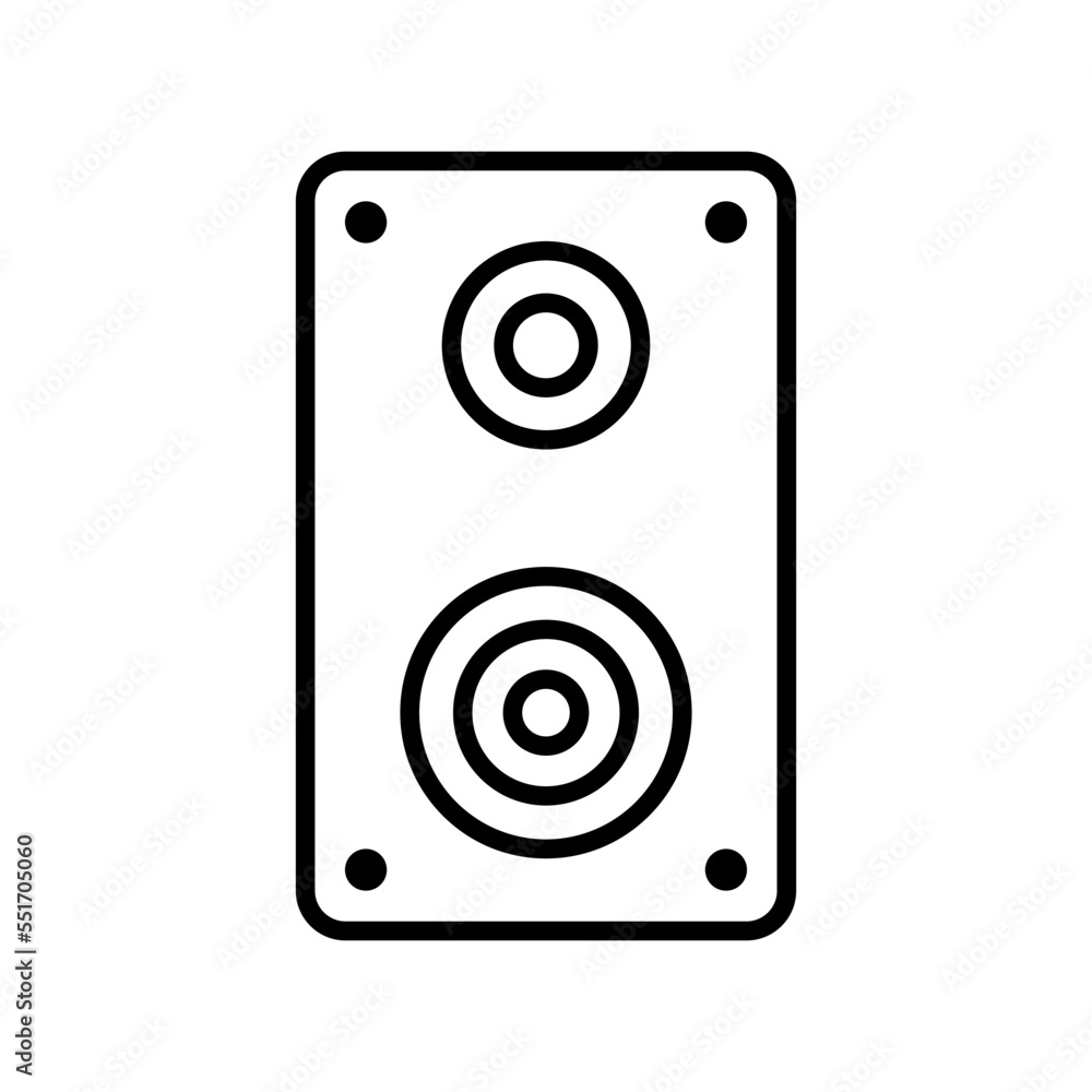 Speaker box icon vector design templates Speaker box icon vector design templates