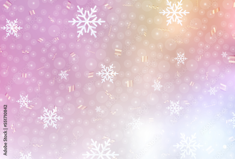 Light Pink, Yellow vector template in carnival style.