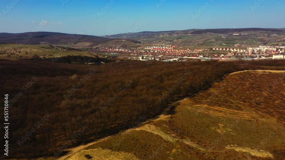 Aerial drone shot over Hoia Forest, near Cluj-Napoca Aerial drone shot over Hoia Forest, near Cluj-Napoca