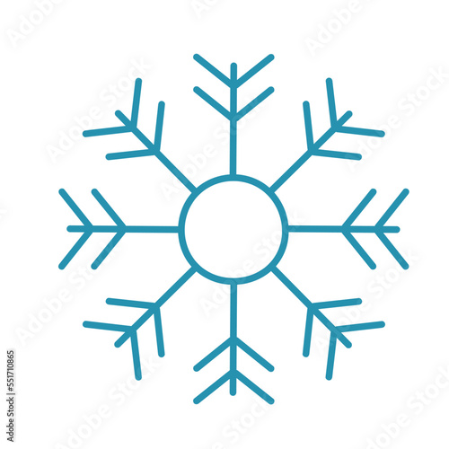 Snowflake clipart vector design