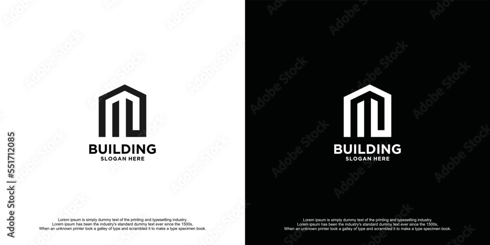 Modern Real Estate Logo Design Modern Real Estate Logo Design
