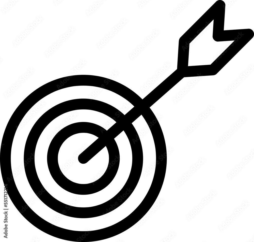 Dart icon vector logo template on white background..eps Dart icon vector logo template on white background..eps