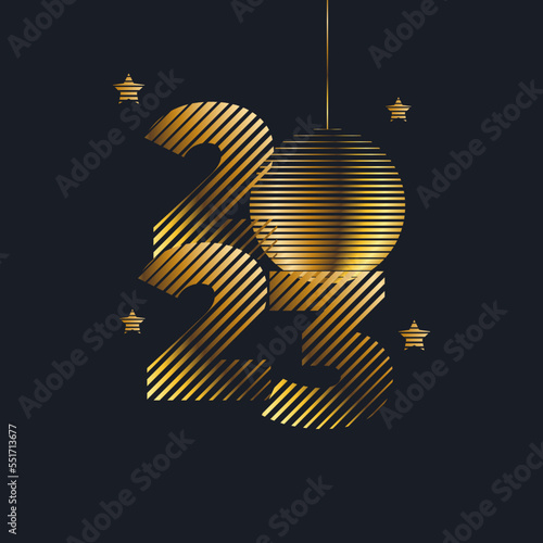 2023 elegant happy new year vector illustration