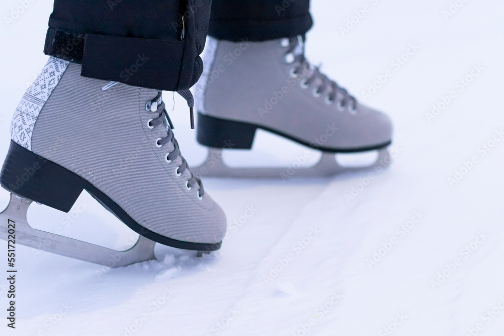 women's ice skates in white snow women's ice skates in white snow