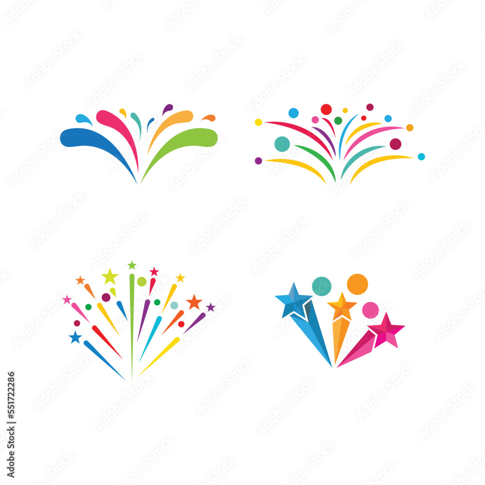 fireworks logo vector fireworks logo vector