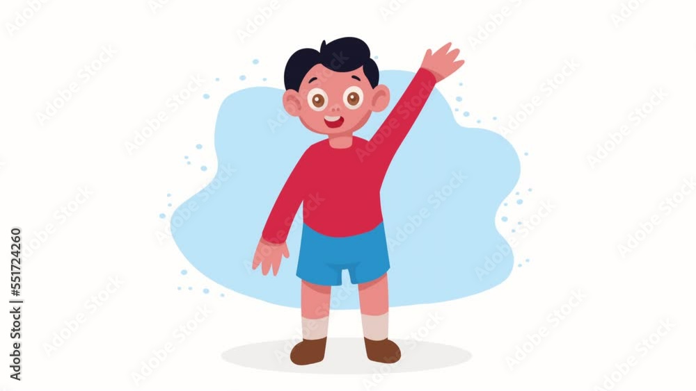 little student boy character animation little student boy character animation
