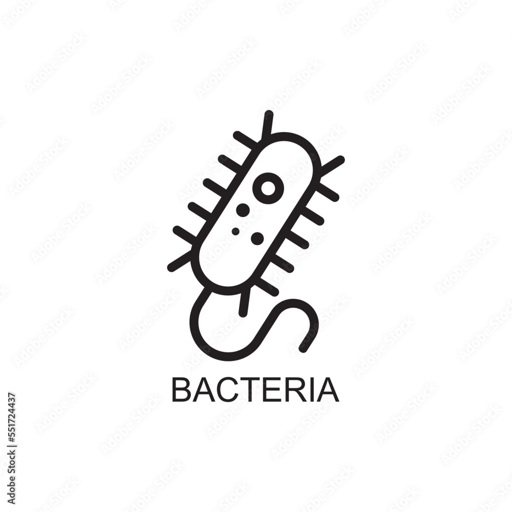 bacteria icon, virus icon vector bacteria icon, virus icon vector