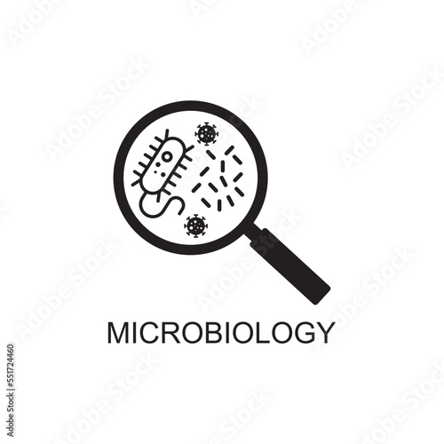 microbiology icon , biology icon vector