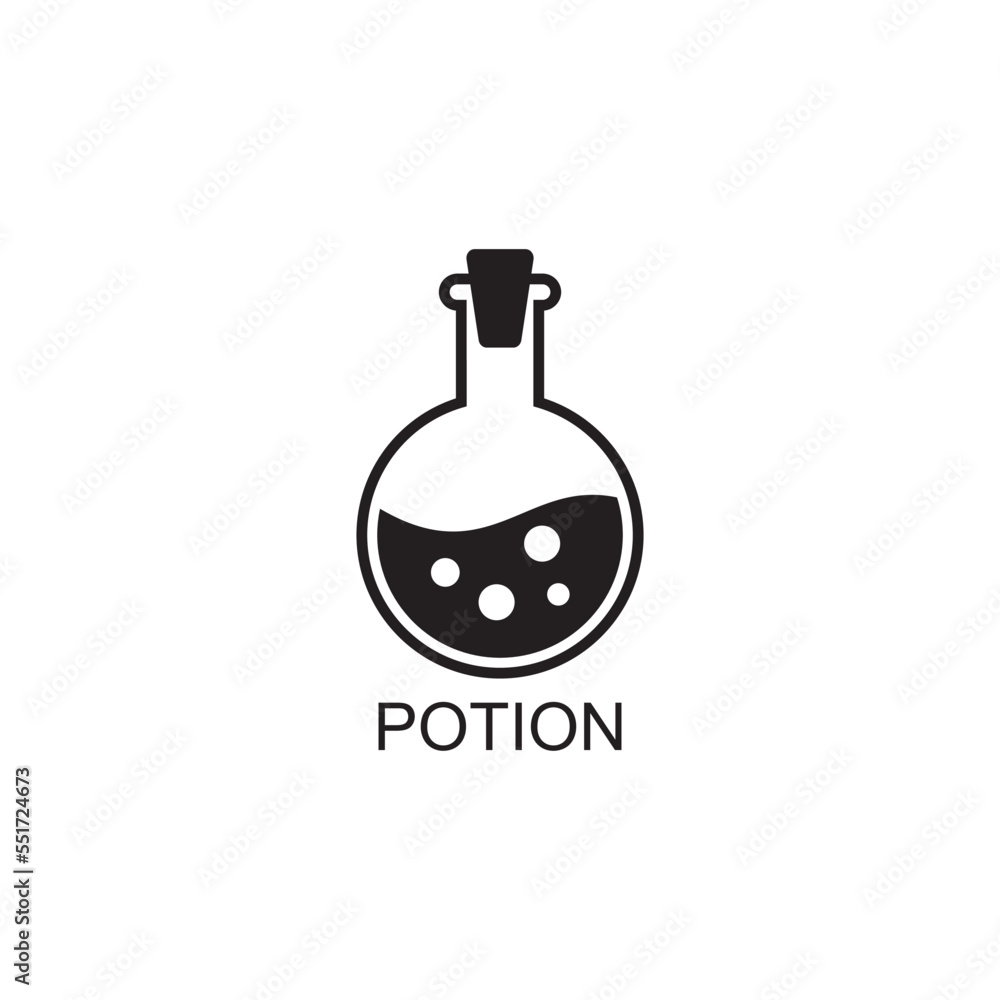 potion icon , chemical icon vector potion icon , chemical icon vector