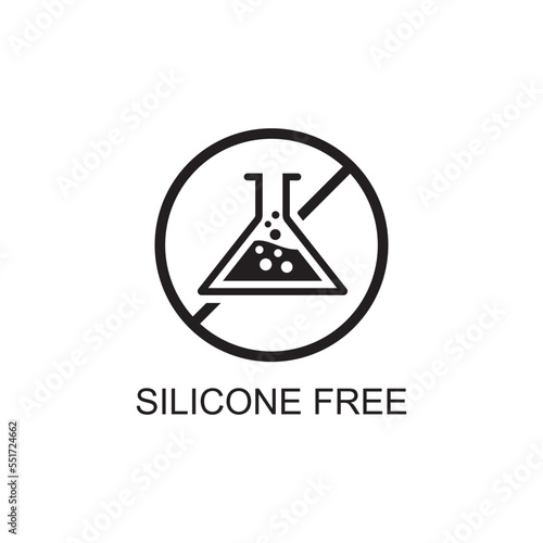 silicon free icon , chemical icon