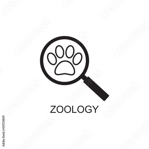 zoology icon , biology icon vector photo
