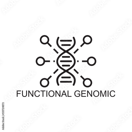 functional genomic icon, biochemistry icon