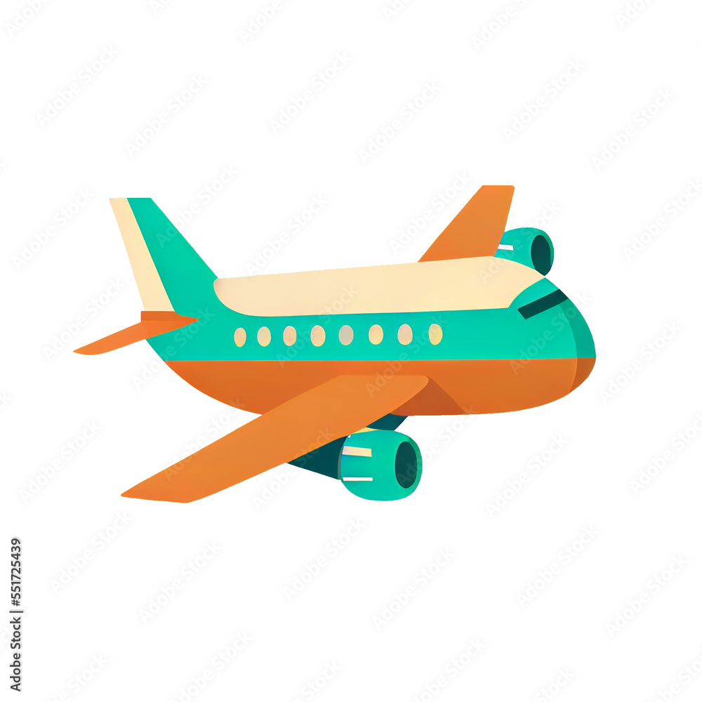 Modern flat design of Transport public transportable plane for transportation in city. Modern flat design of Transport public transportable plane for transportation in city.