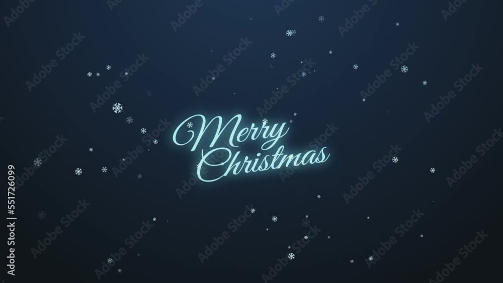 Merry Christmas Animated Text Reveal On A Blue Background With Colorful Neon Glow Stroke Effects Snowing Particles Suitable for Celebration, Greetings, Events, Message, Holiday, and Festival. Merry Christmas Animated Text Reveal On A Blue Background With Colorful Neon Glow Stroke Effects Snowing Particles Suitable for Celebration, Greetings, Events, Message, Holiday, and Festival.