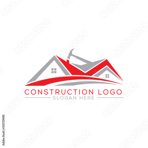 Construction company logo design.