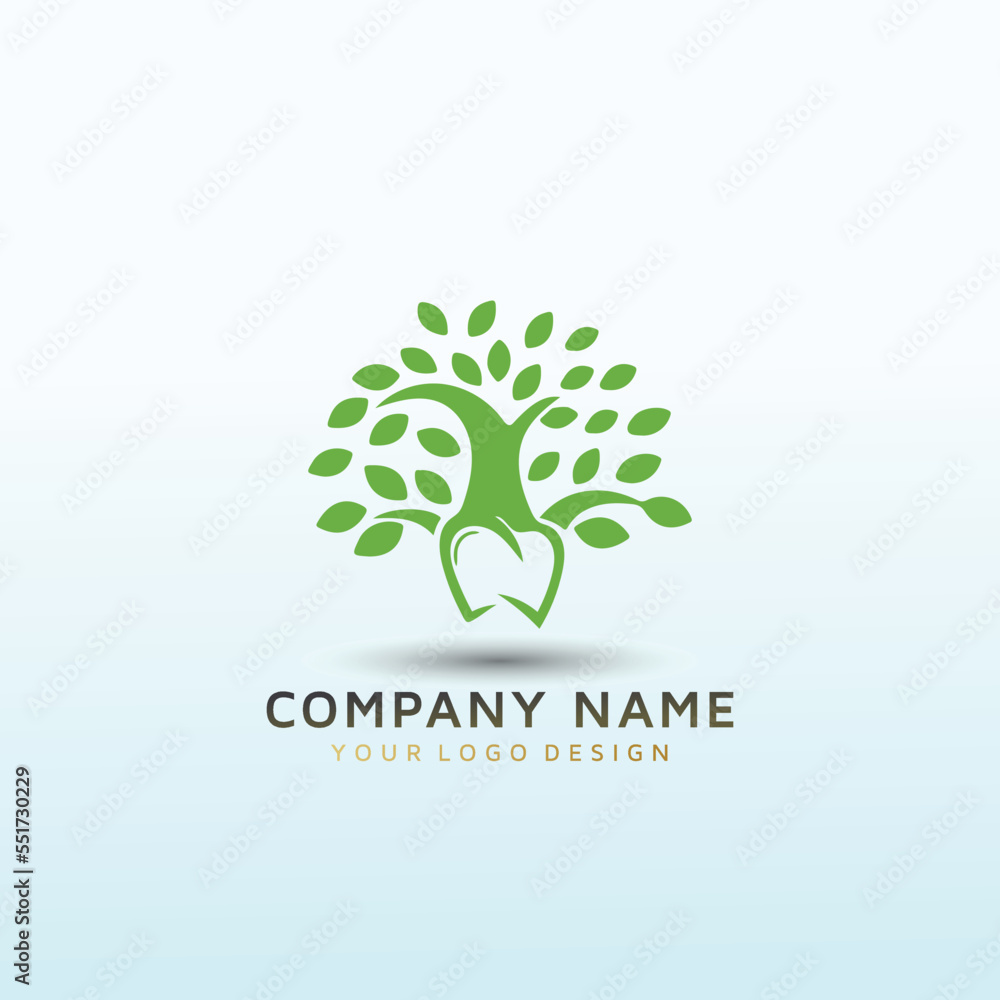 Fototapeta premium Clean logo for Dental office specializing in dental implants