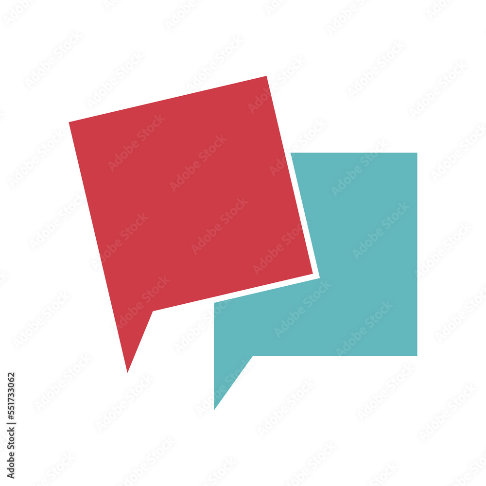 colorful speech bubble colorful speech bubble