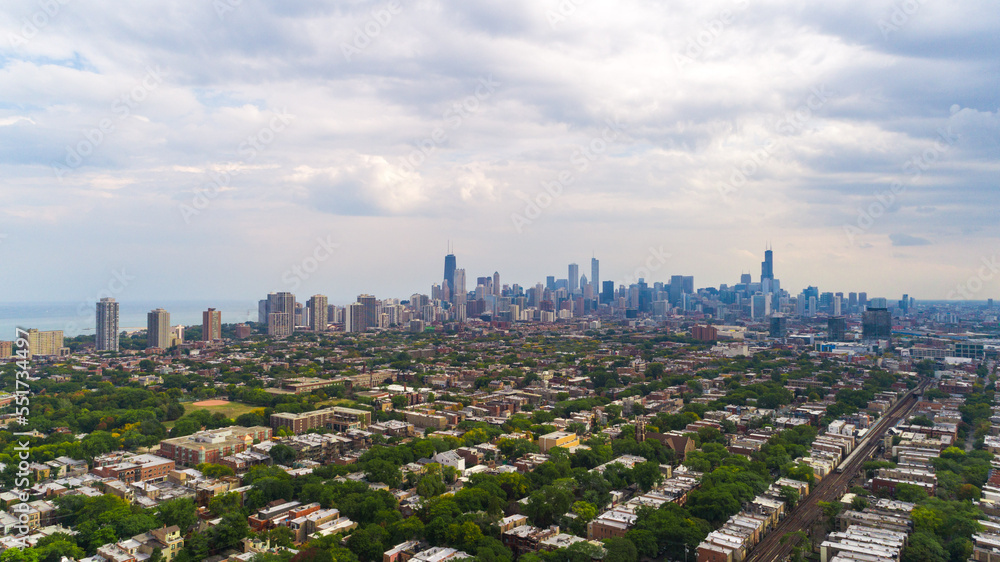 Obraz premium Chicago Skyline 