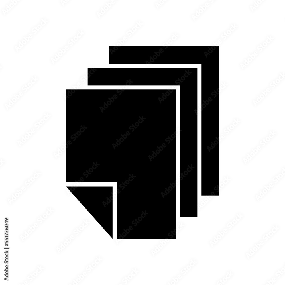 paper document vector icon in trendy flat design, paper sheet icon paper document vector icon in trendy flat design, paper sheet icon
