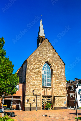 Carmel Church at the Inner Harbour in Duisburg - North Rhine-Westphalia, Germany