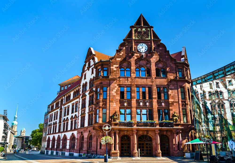 Historic City Hall of Dortmund in North Rhine-Westphalia, Germany