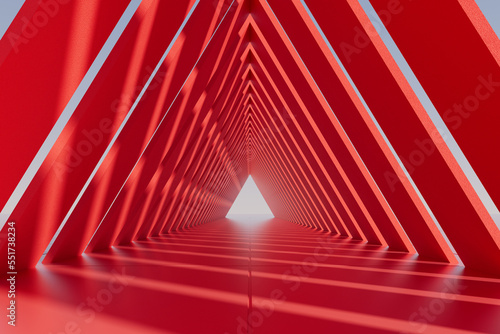 Fototapeta Naklejka Na Ścianę i Meble -  3d rendering tunnel architecture picture