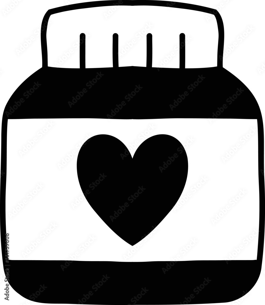 Hand Drawn pills and medicine bottles illustration Hand Drawn pills and medicine bottles illustration
