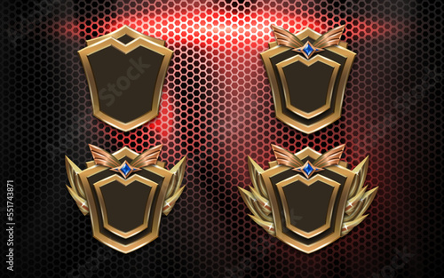 Elegant Game Ranking Badge