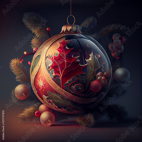 Ornated Red and gold Christ...
