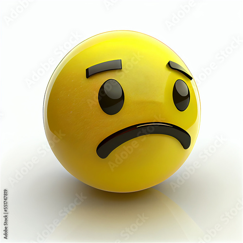 Sad emoji, Generative IA