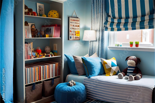 Boys bedroom, Generative IA