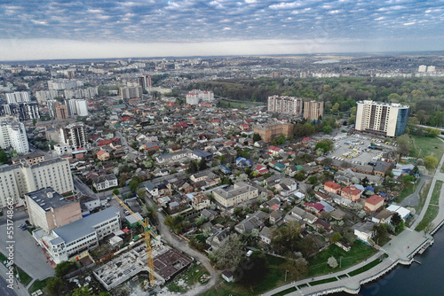 The city of Khmselnytskyi, Ukraine. Drone photo © Valentyn Panchuk