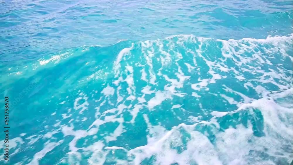 Waves and bubbles in seawater are caused by the movement of ships Waves and bubbles in seawater are caused by the movement of ships