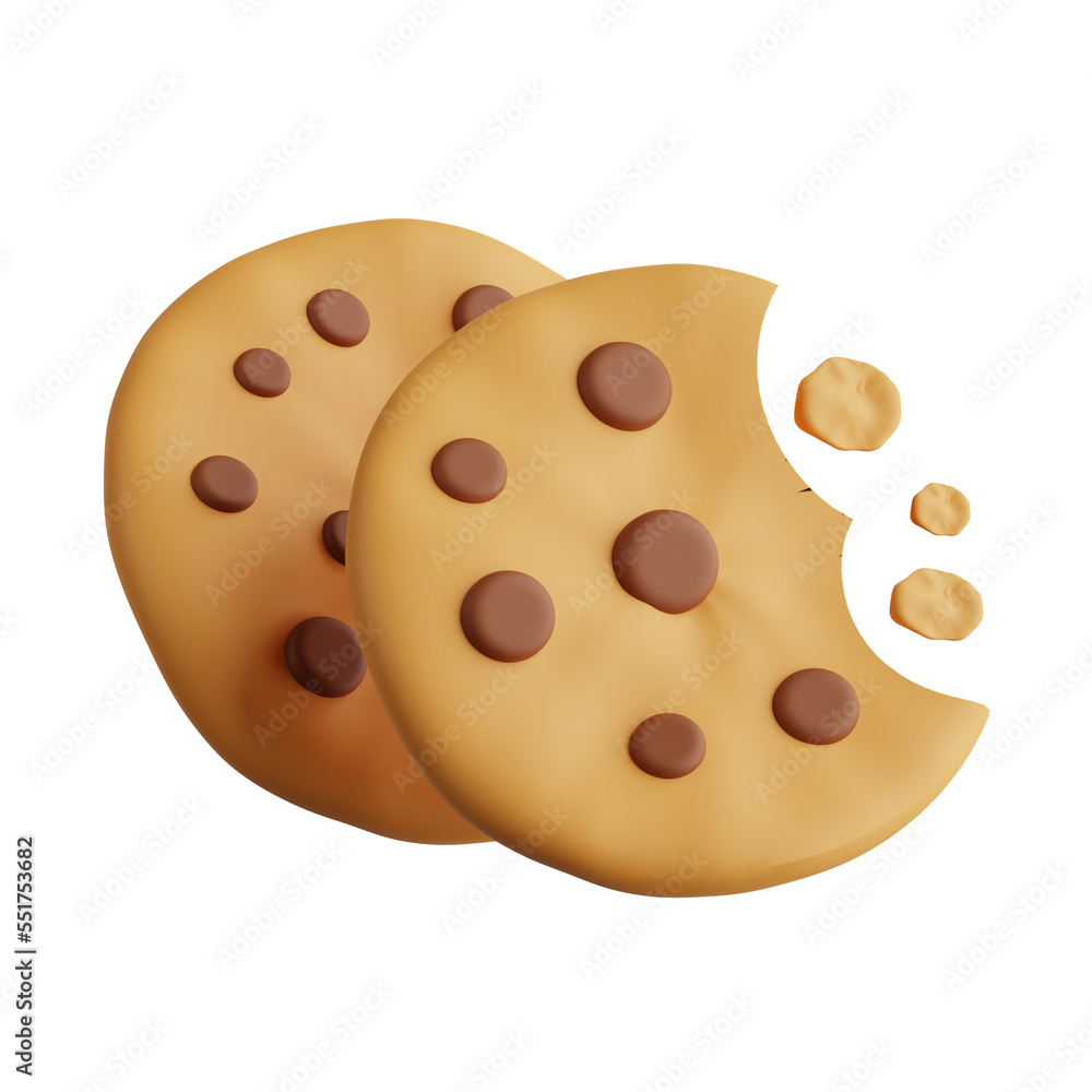 Fototapeta premium 3d cookies food