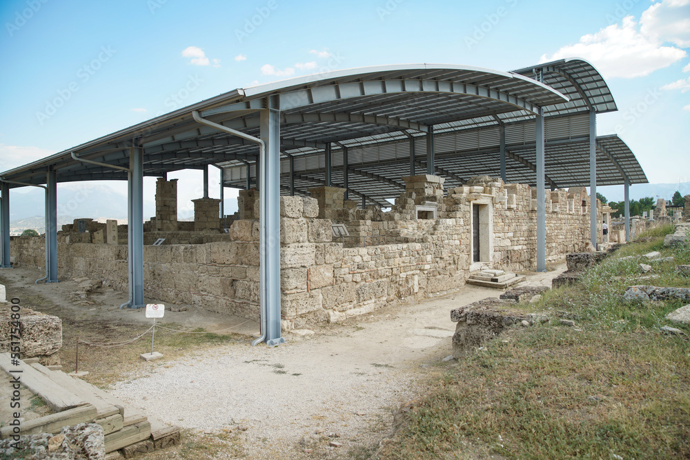 Church of Laodicea on the Lycus Ancient City in Denizli, Turkiye