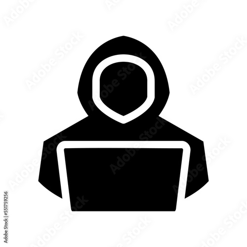 Hakcer icon or logo isolated sign symbol vector illustration - high quality black style vector icons