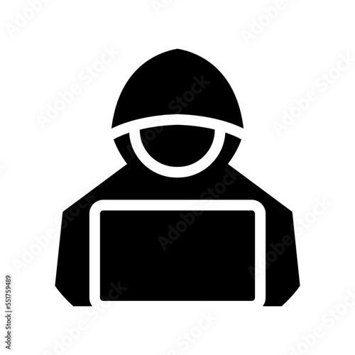 Hakcer icon or logo isolated sign symbol vector illustration - high quality black style vector icons