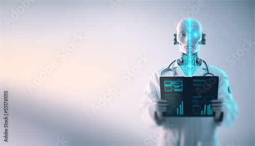 Artificial Intelligence Doctor Concept, AI Medicine, AI assisted diagnostic 