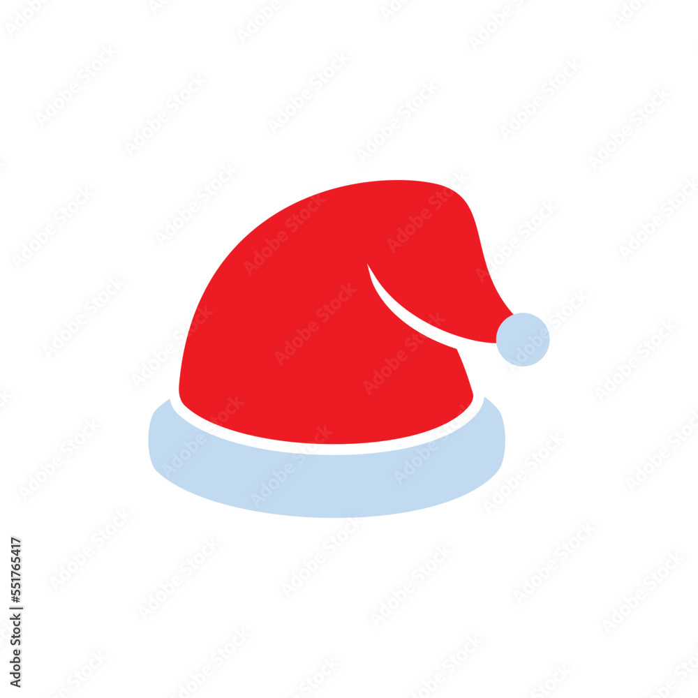 Santa cap icon vector Santa cap icon vector