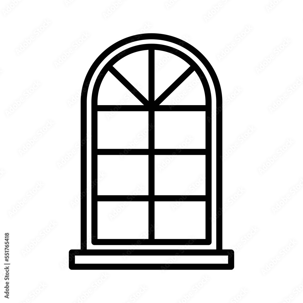 window icon vector design template in white background window icon vector design template in white background