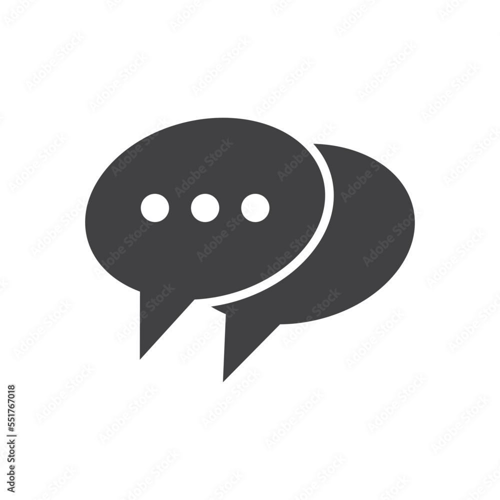 Speech bubble icon Speech bubble icon